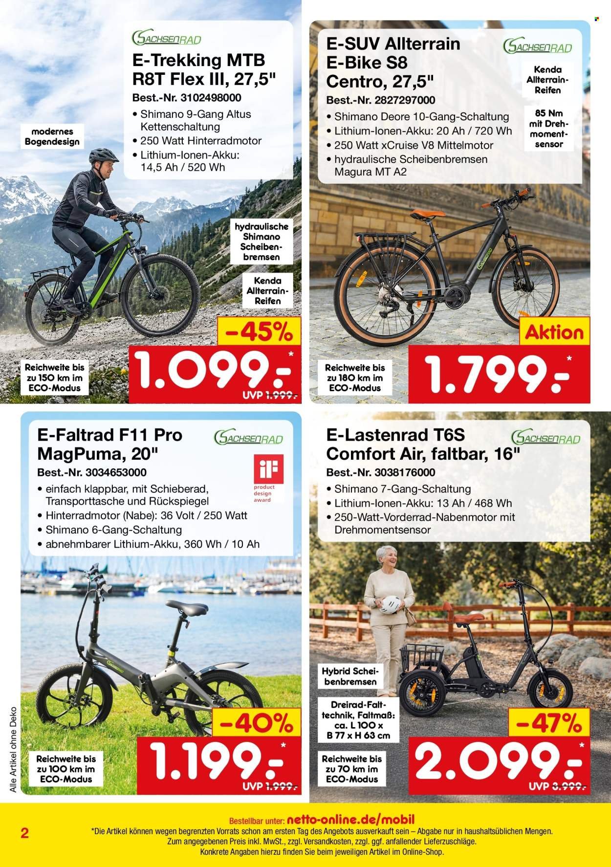 NETTO MARKEN-DISCOUNT Prospekt - Online-Sonderangebote Mobilität