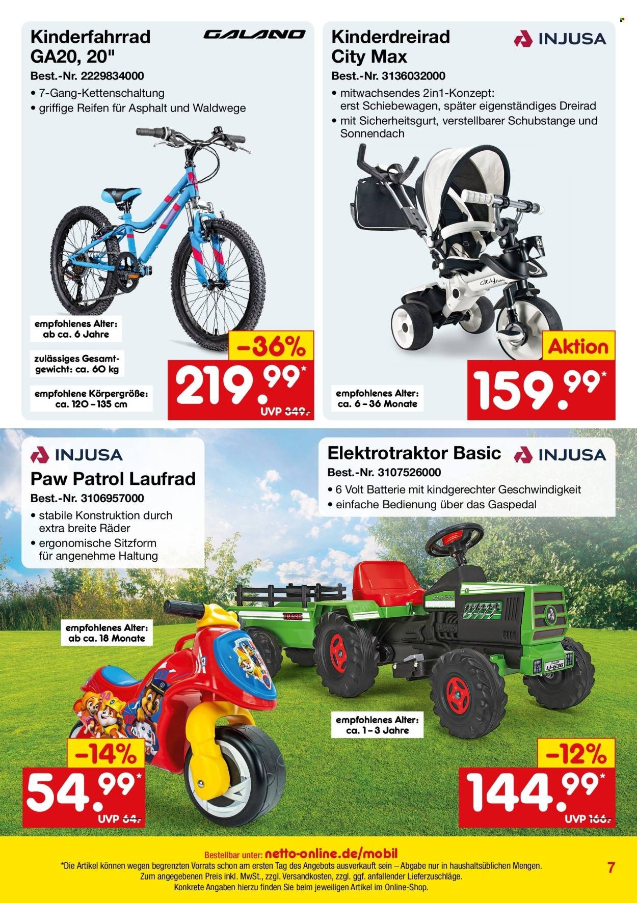 NETTO MARKEN-DISCOUNT Prospekt - Online-Sonderangebote Mobilität
