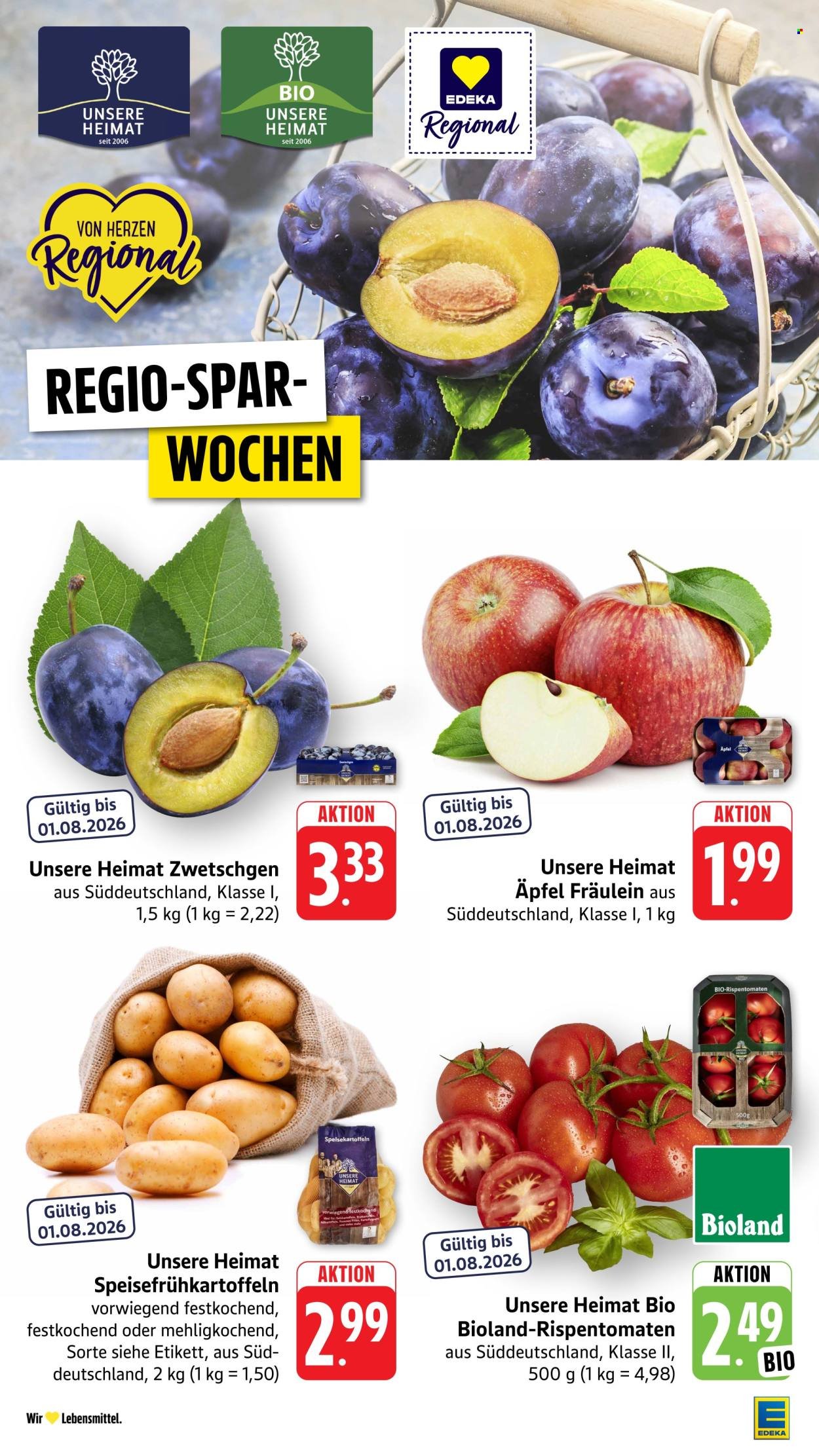 EDEKA Prospekt - Ab Montag 20.07.2026