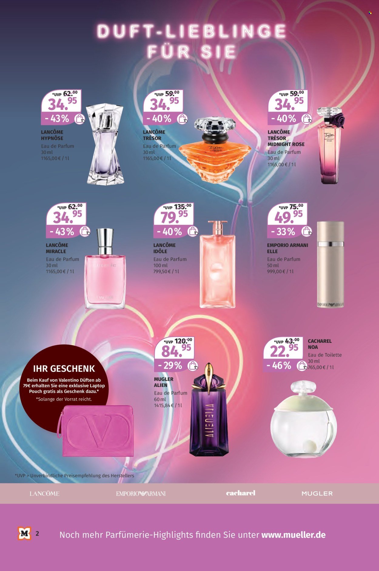 MÜLLER Prospekt - Edle Düfte für den Valentinstag!