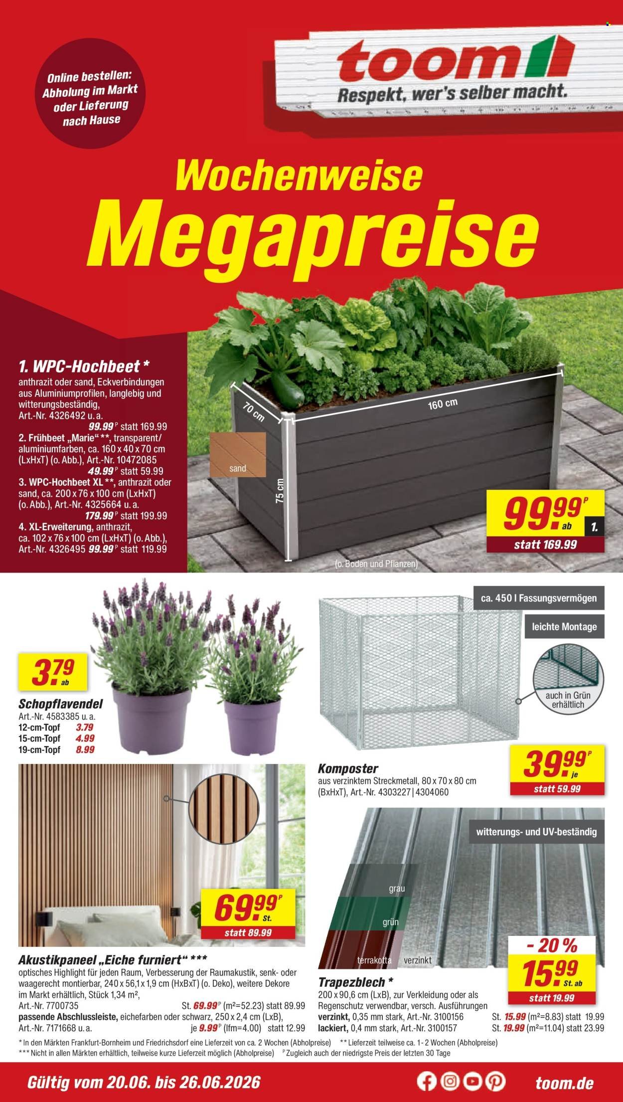 TOOM BAUMARKT Prospekt - Ab Samstag 20.06.2026