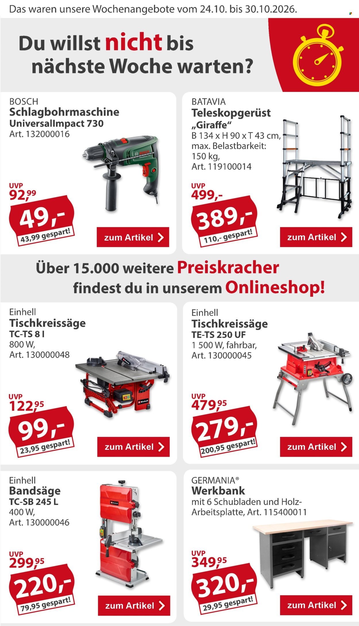 SONDERPREIS-BAUMARKT Prospekt - Ab Samstag 24.10.2026