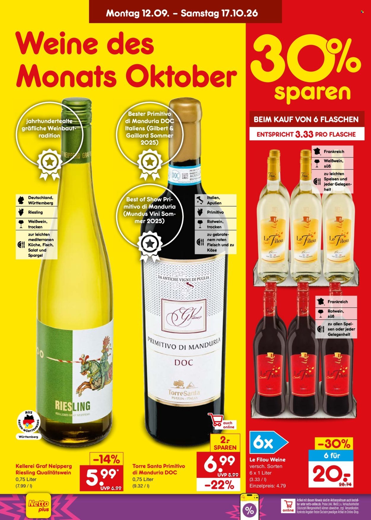 NETTO MARKEN-DISCOUNT Prospekt - Ab Montag 12.10.2026