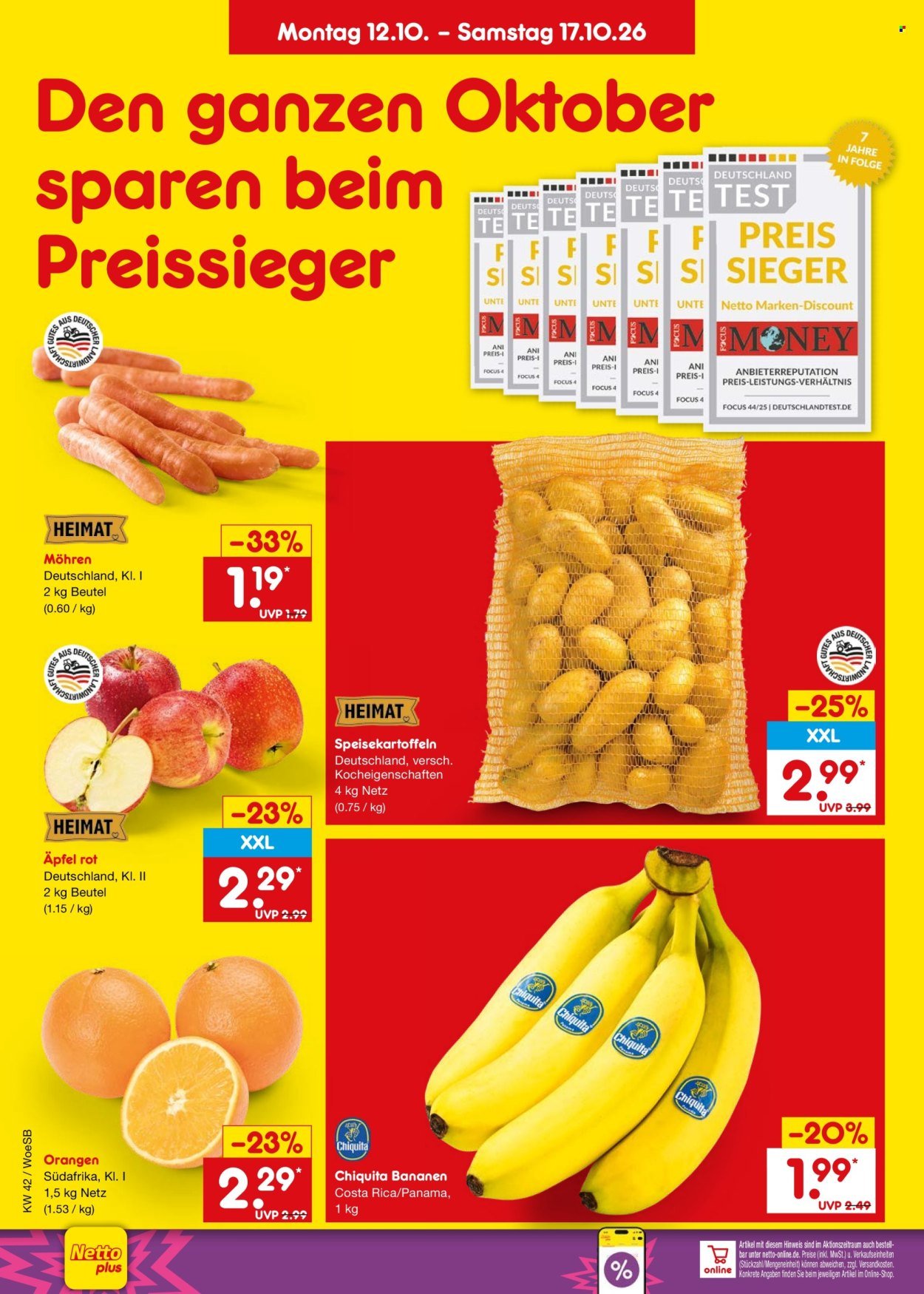 NETTO MARKEN-DISCOUNT Prospekt - Ab Montag 12.10.2026