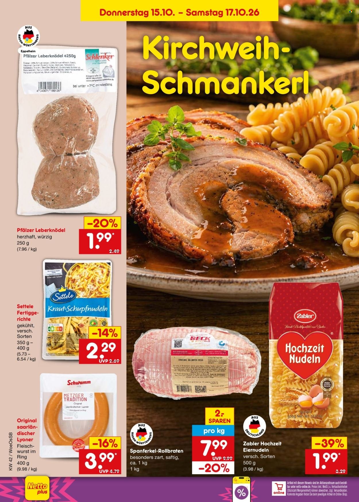 NETTO MARKEN-DISCOUNT Prospekt - Ab Montag 12.10.2026
