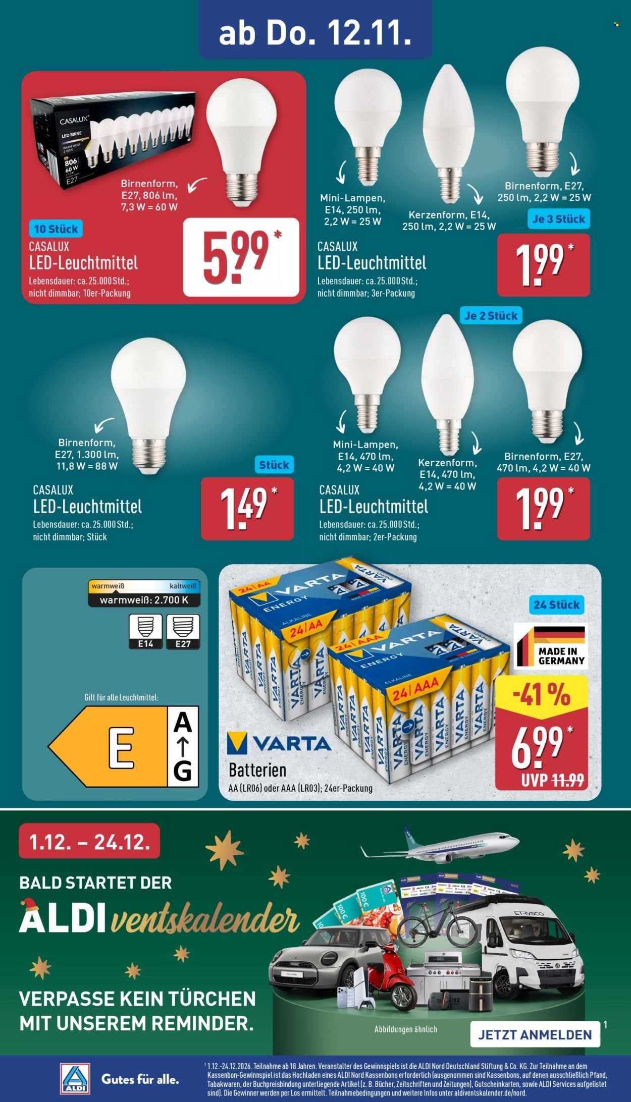 ALDI NORD Prospekt - Ab Montag 9.11.2026