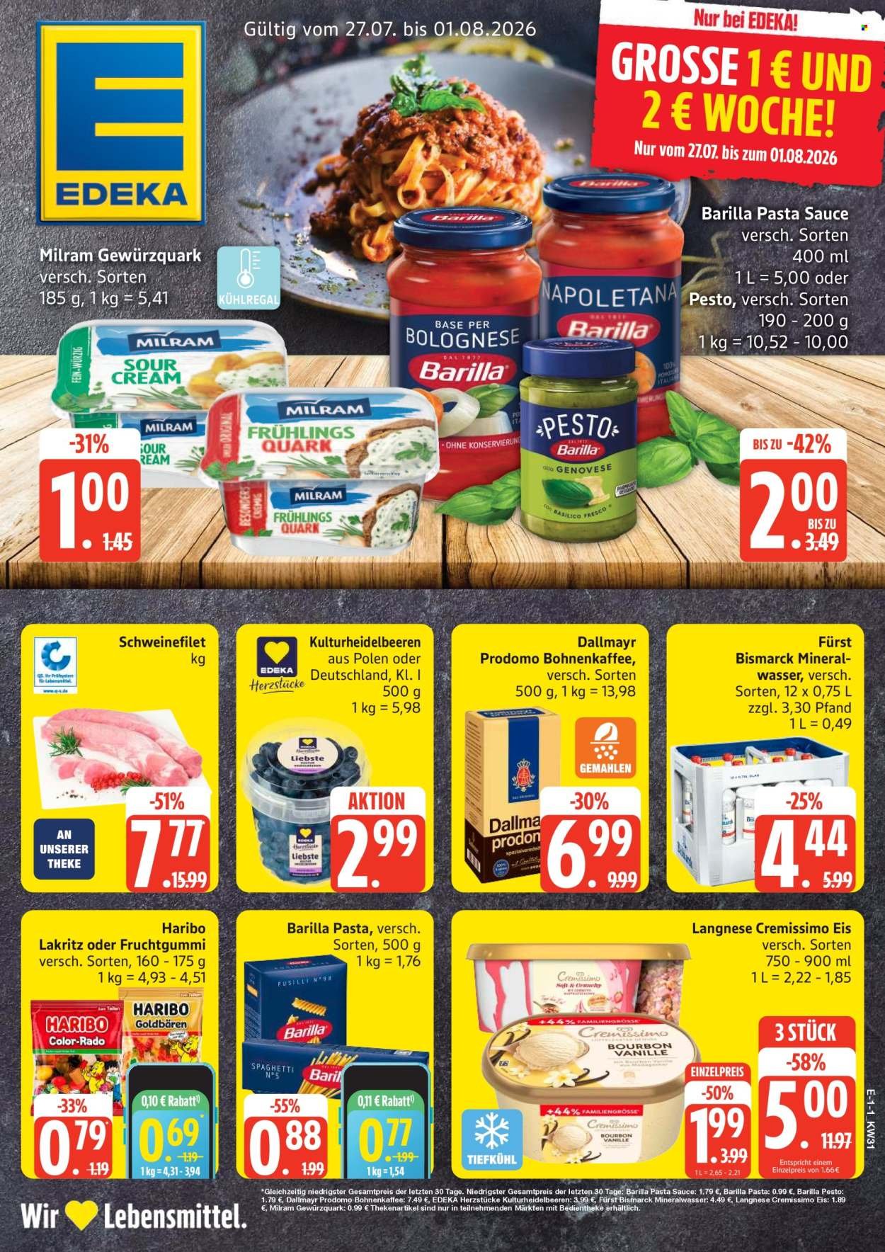 EDEKA Prospekt - Ab Montag 27.07.2026