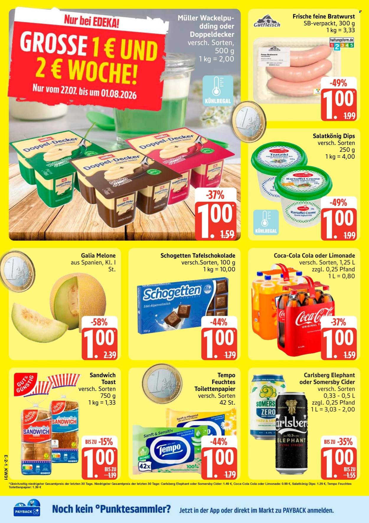 EDEKA Prospekt - Ab Montag 27.07.2026