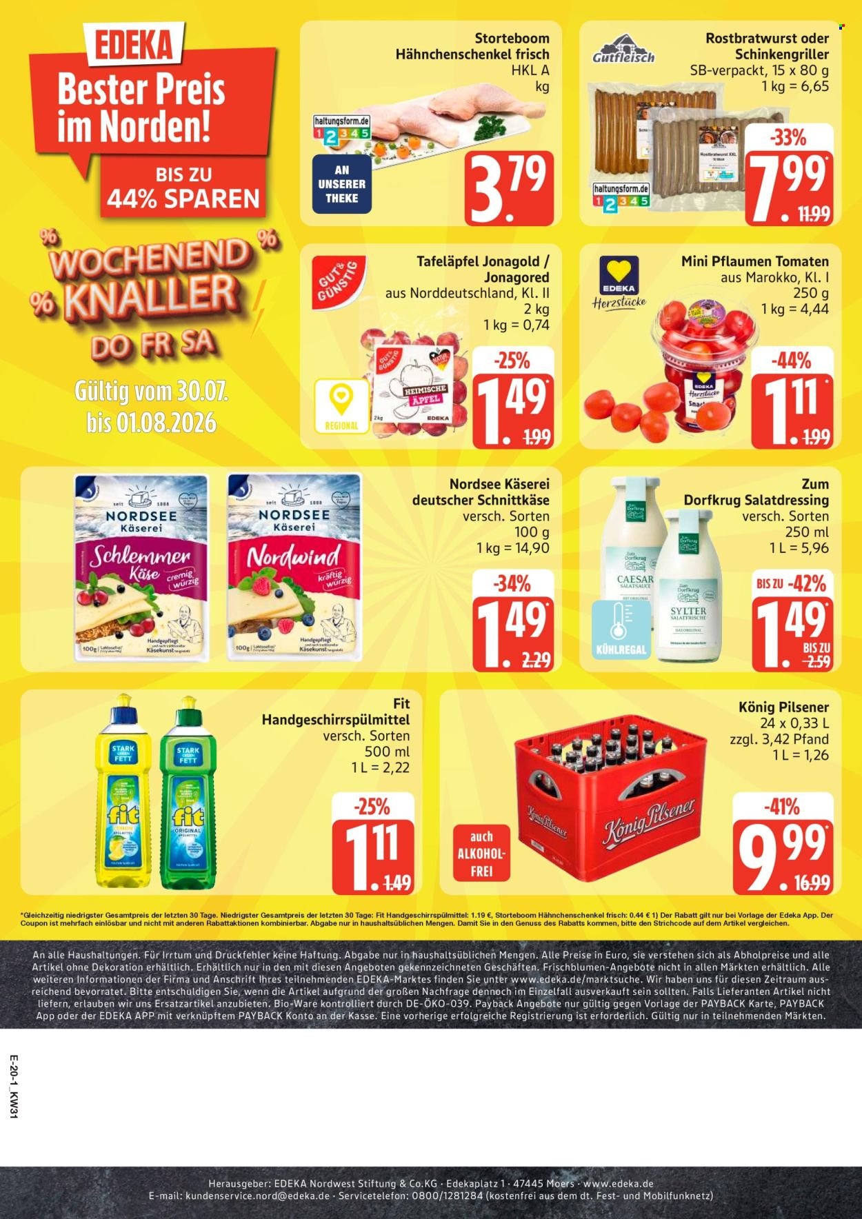EDEKA Prospekt - Ab Montag 27.07.2026