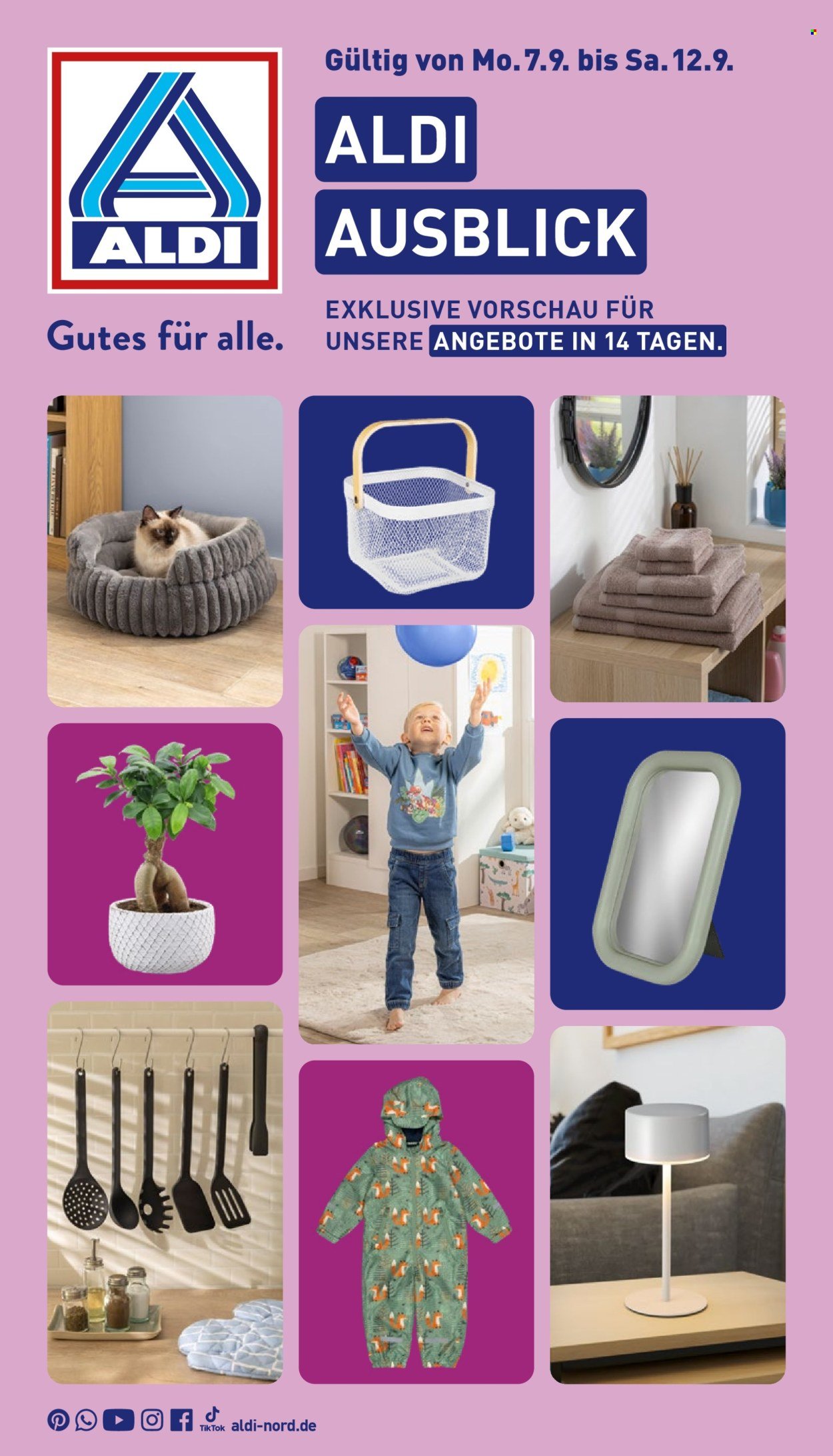ALDI NORD Prospekt - Ab Montag 7.09.2026