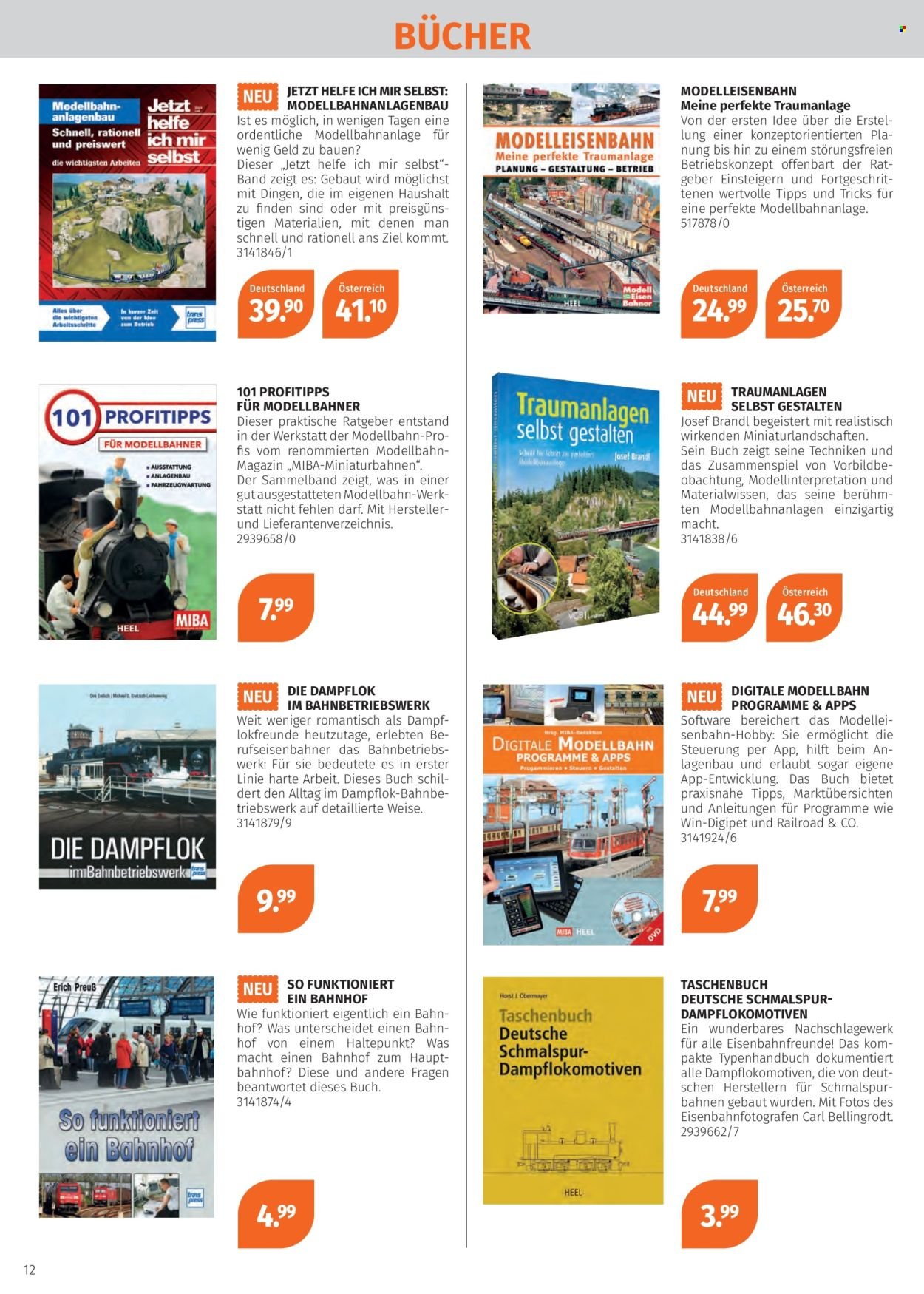 MÜLLER Prospekt - Unsere Modell-Eisenbahnen