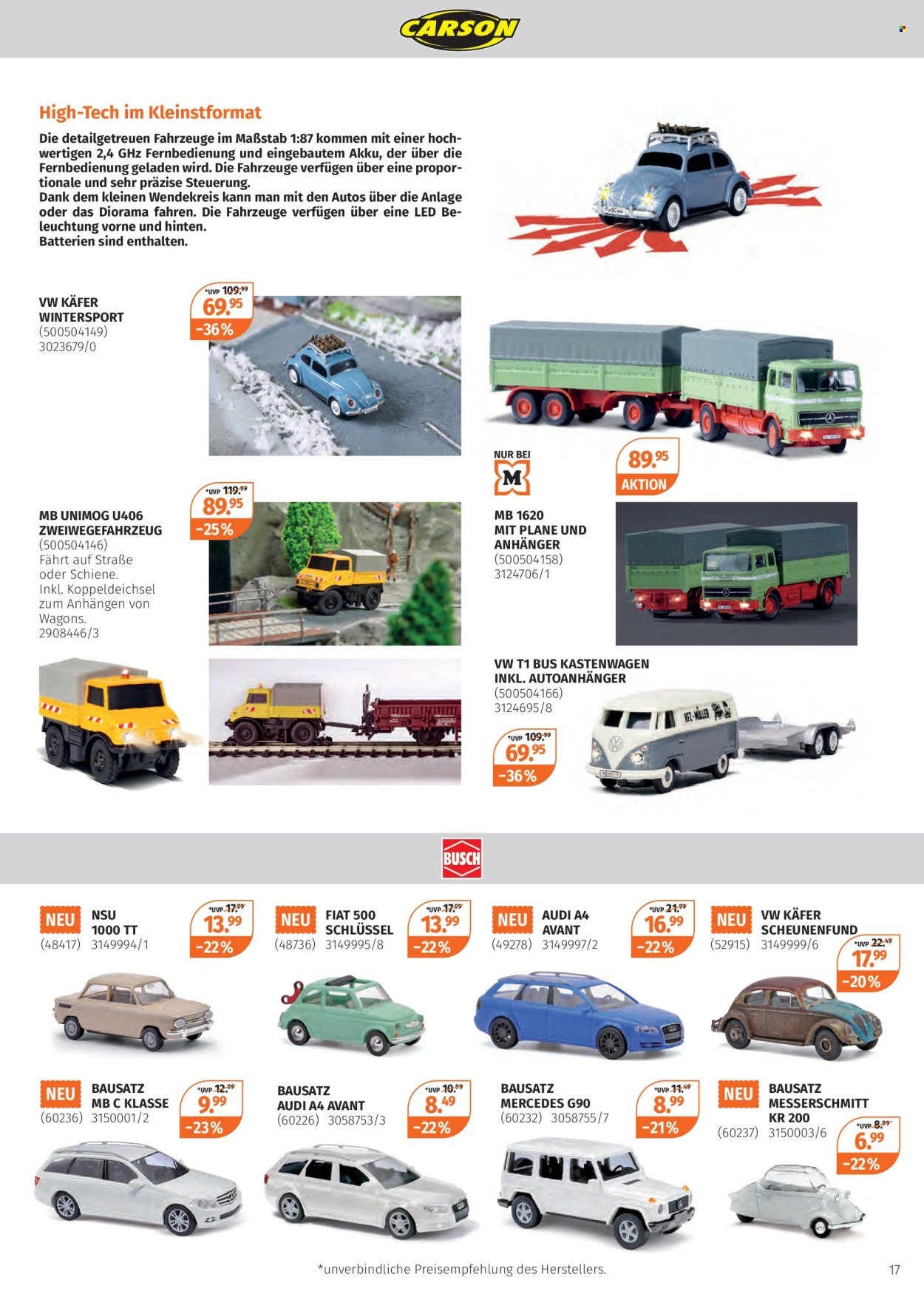 MÜLLER Prospekt - Unsere Modell-Eisenbahnen