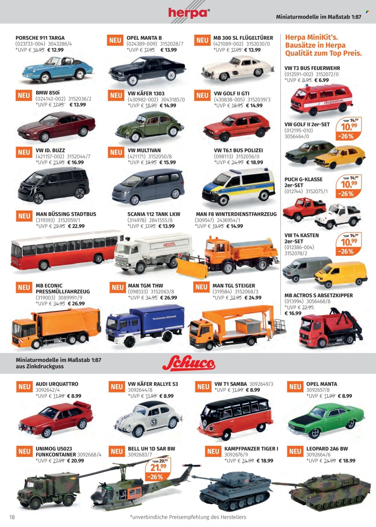 MÜLLER Prospekt - Unsere Modell-Eisenbahnen