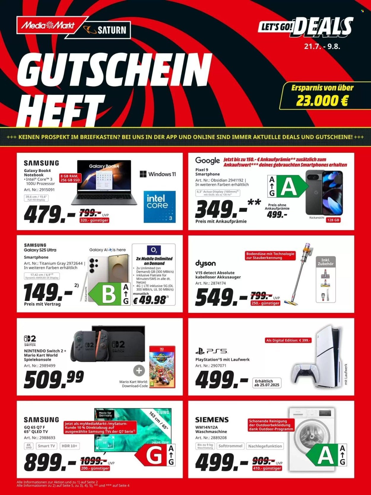MEDIAMARKT Prospekt - Ab Montag 21.07.2025 (2025-07-21 - 2025-08-11) | 1