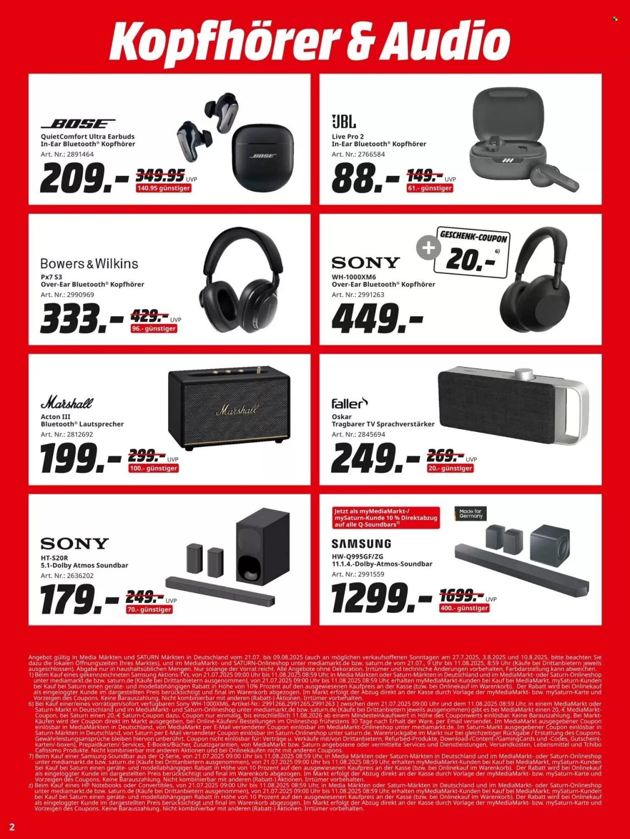 MEDIAMARKT Prospekt - Ab Montag 21.07.2025 (2025-07-21 - 2025-08-11) | 2