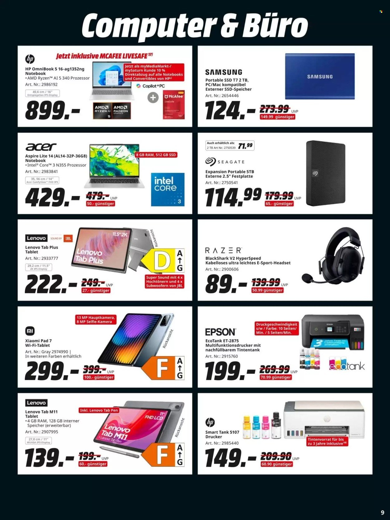 MEDIAMARKT Prospekt - Ab Montag 21.07.2025 (2025-07-21 - 2025-08-11) | 9
