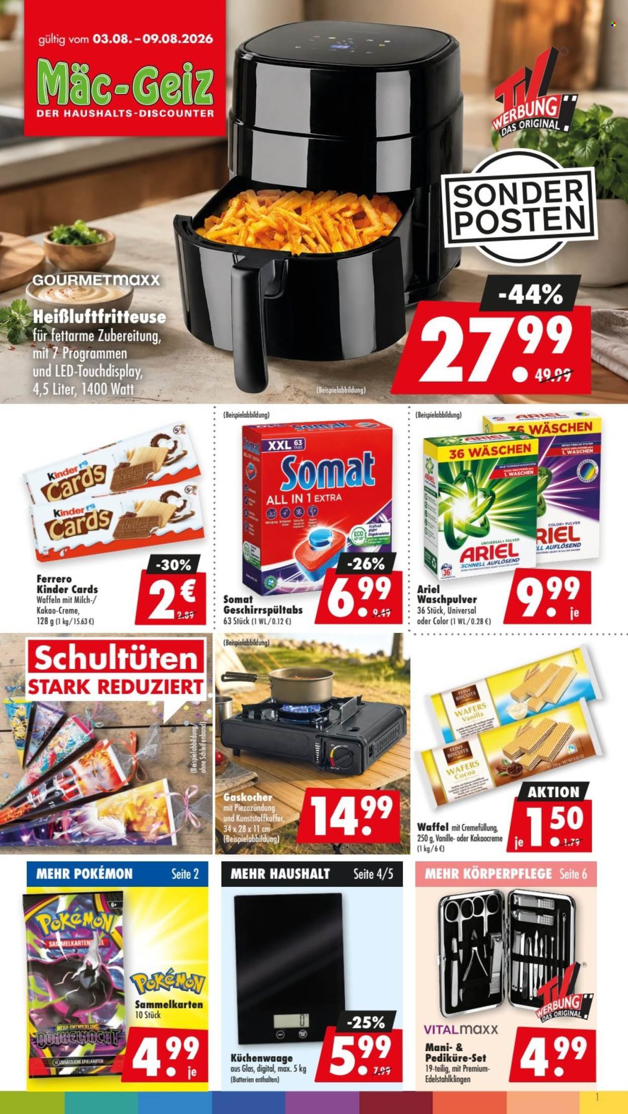 MÄC-GEIZ Prospekt - Ab Montag 3.08.2026
