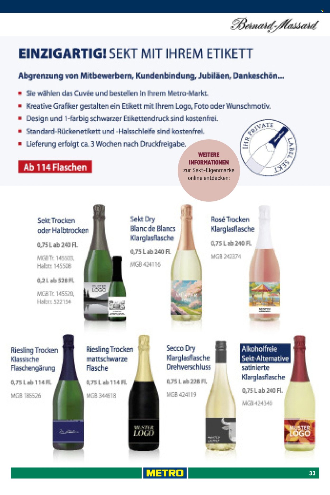 METRO Angebote - Sortimentskatalog Feiern & Events