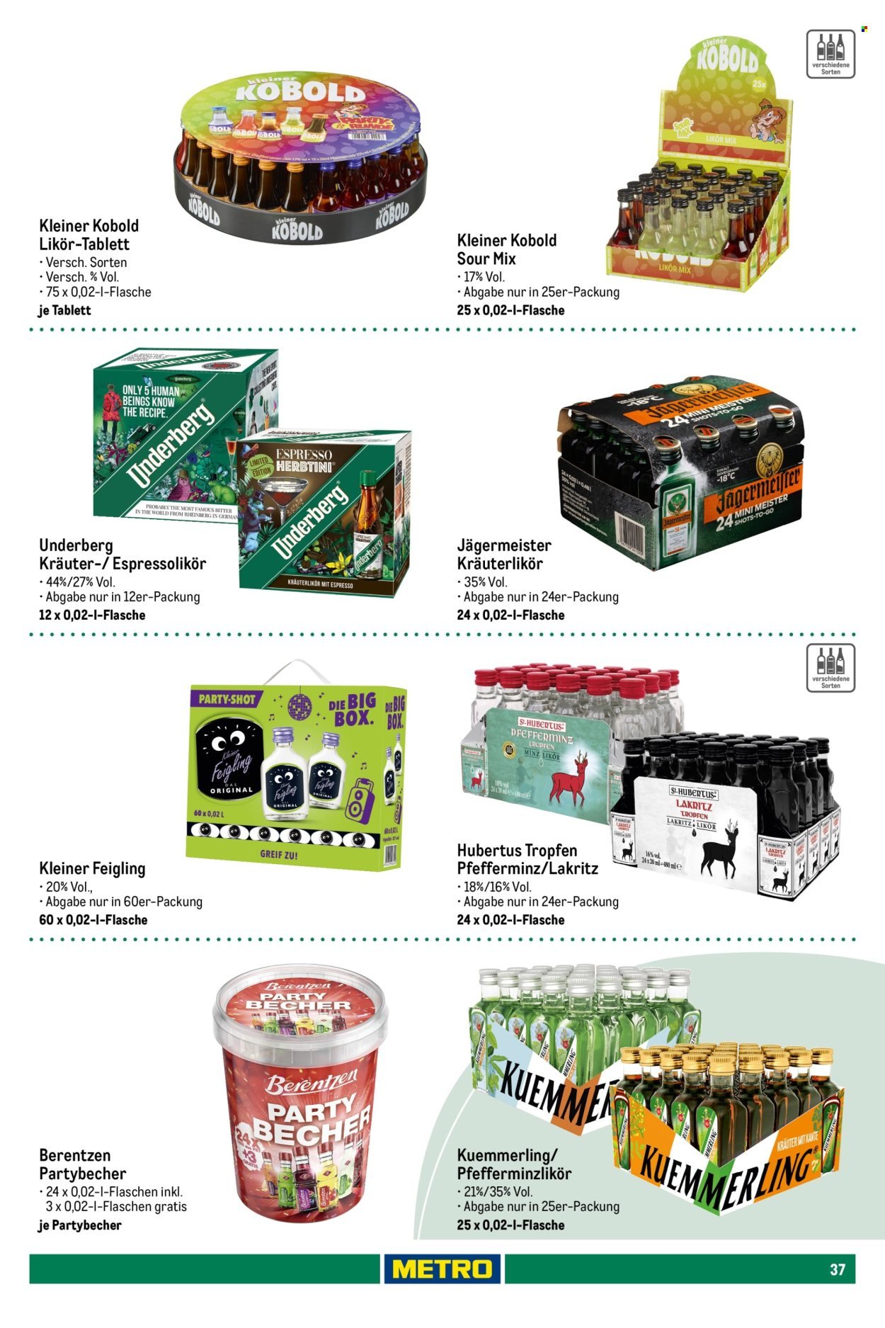 METRO Angebote - Sortimentskatalog Feiern & Events