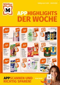 MÜLLER Prospekt - App Highlights der Woche
