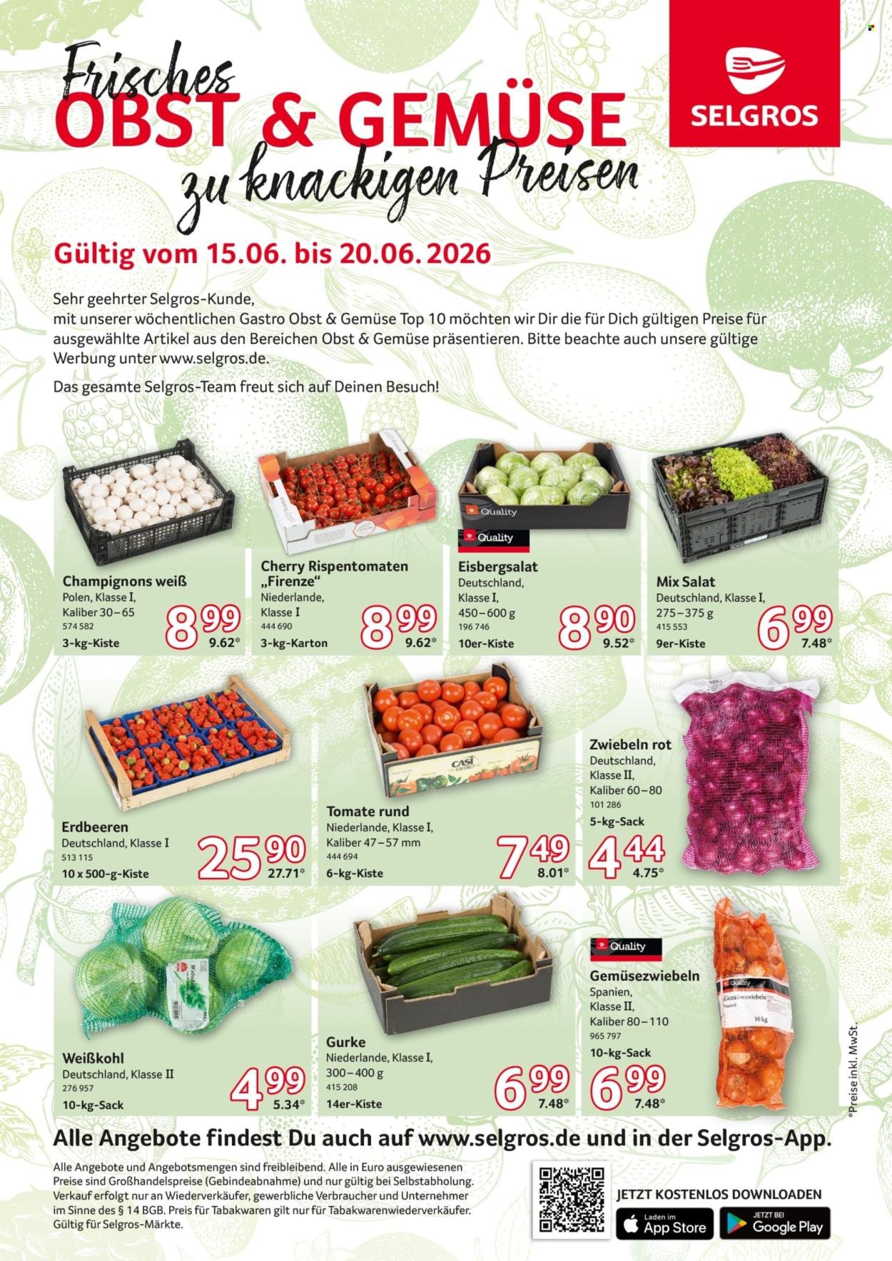 SELGROS Prospekt - Obst & Gemüse