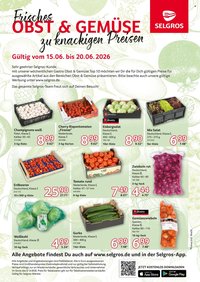 SELGROS Prospekt - Obst & Gemüse