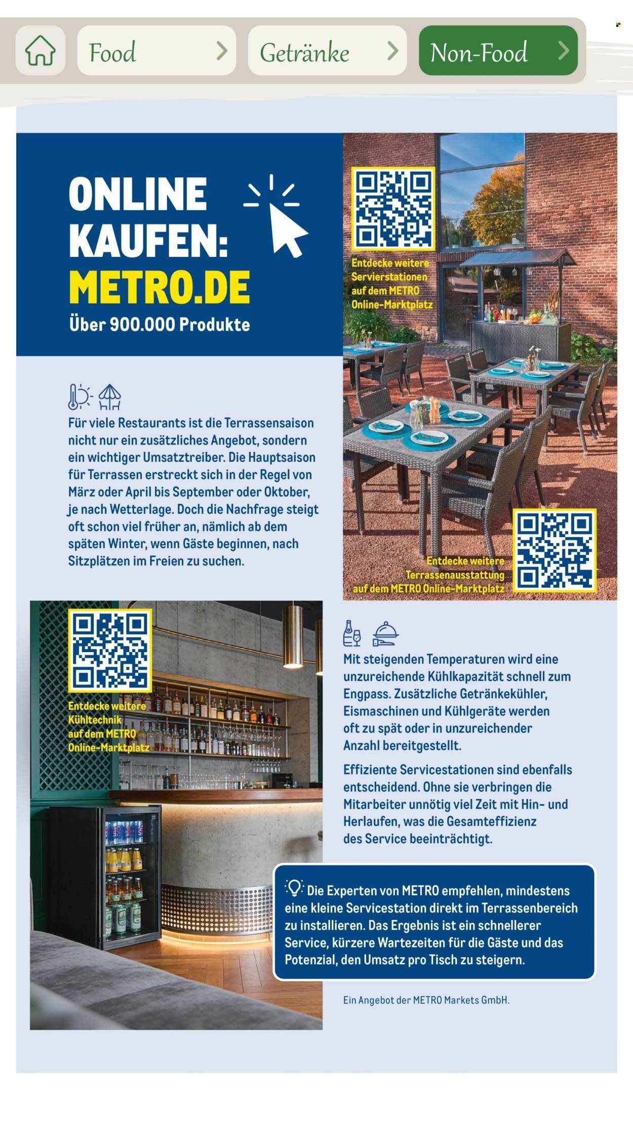 METRO Prospekt - Saisonkatalog Outdoor Dining (2026-06-01 - 2026-07-31)