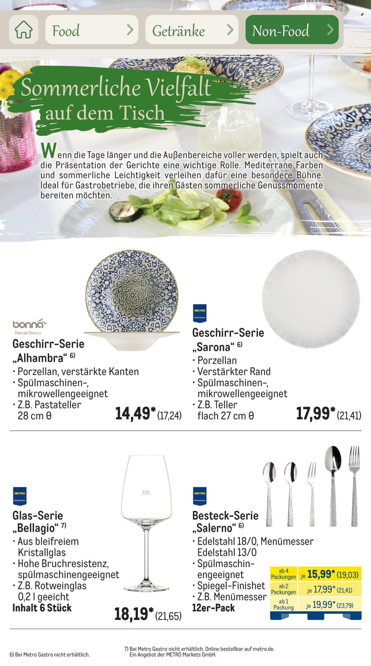 METRO Prospekt - Saisonkatalog Outdoor Dining (2026-06-01 - 2026-07-31)