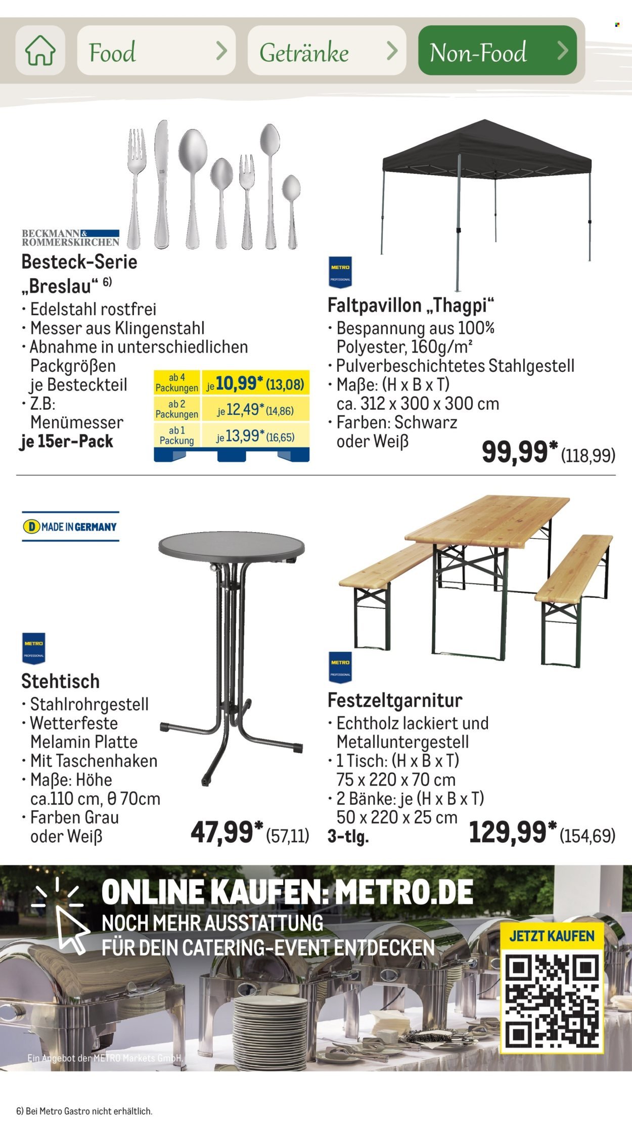 METRO Prospekt - Saisonkatalog Outdoor Dining (2026-06-01 - 2026-07-31)