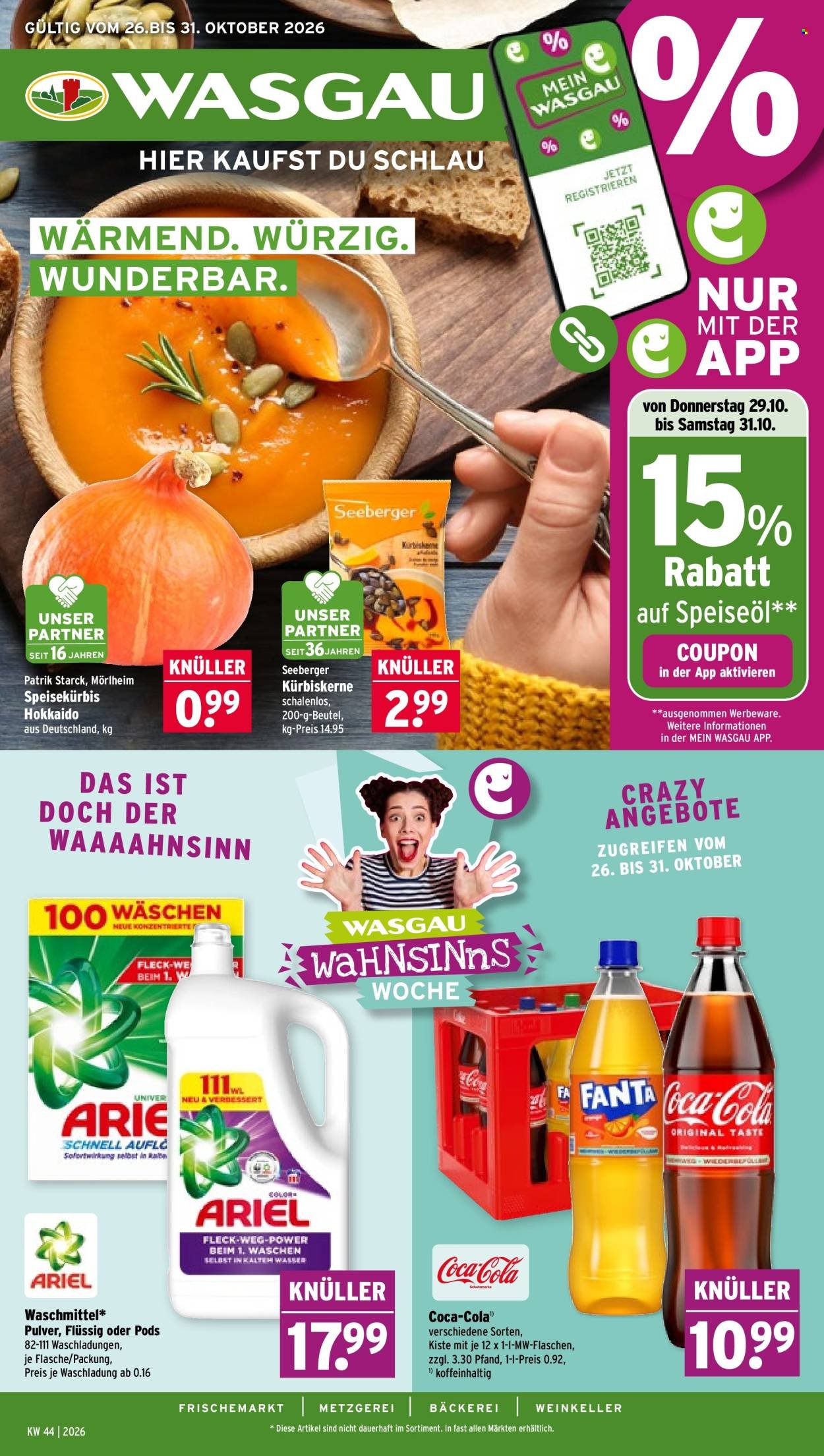 WASGAU Prospekt - Ab Montag 26.10.2026