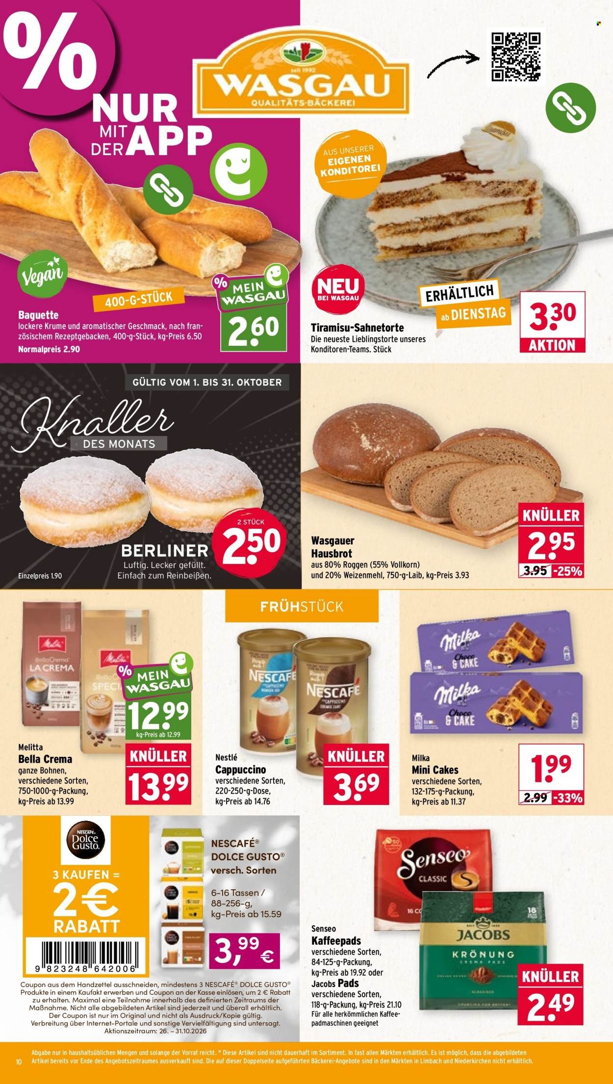 WASGAU Prospekt - Ab Montag 26.10.2026