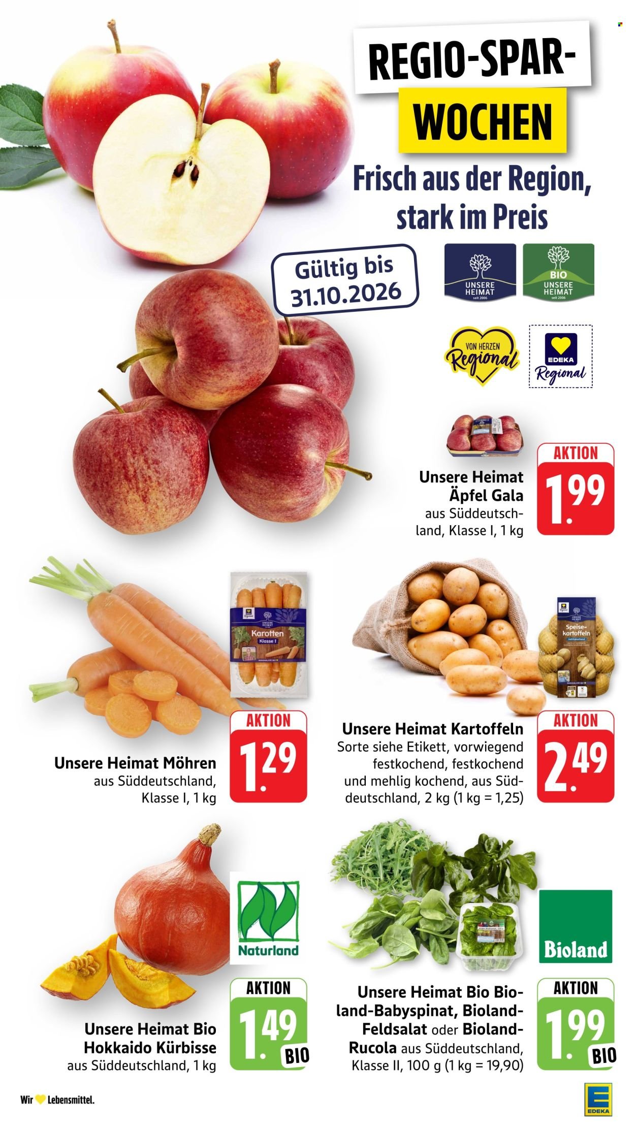 EDEKA Prospekt - Ab Montag 26.10.2026
