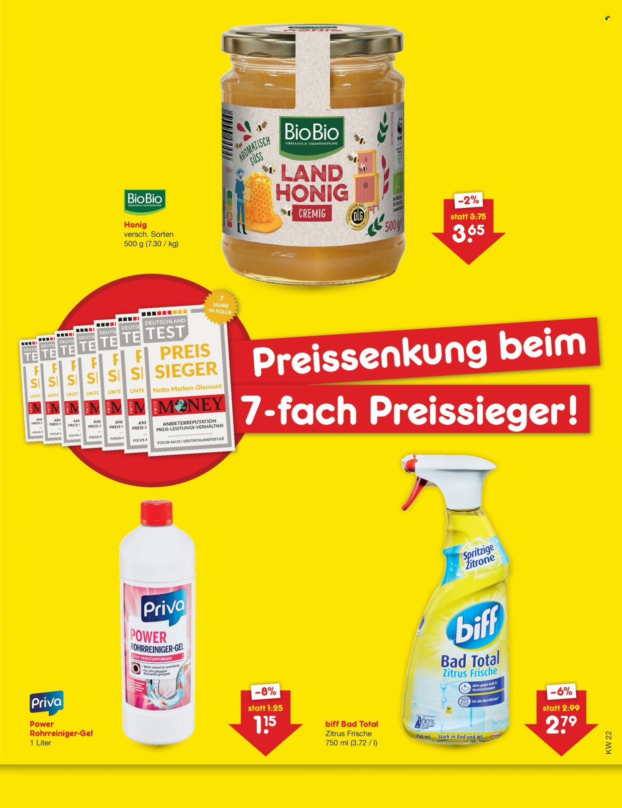 NETTO MARKEN-DISCOUNT Prospekt - Preissenkung auf Dauer