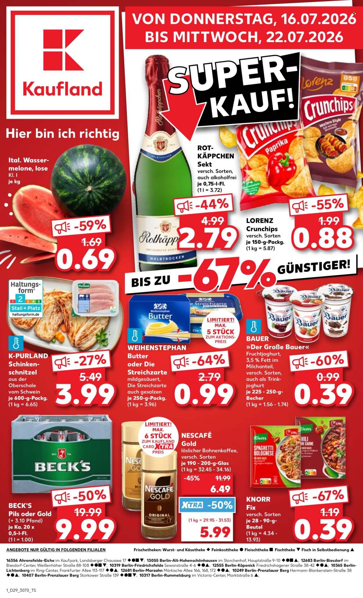 KAUFLAND Prospekt - Ab Donnerstag 16.07.2026