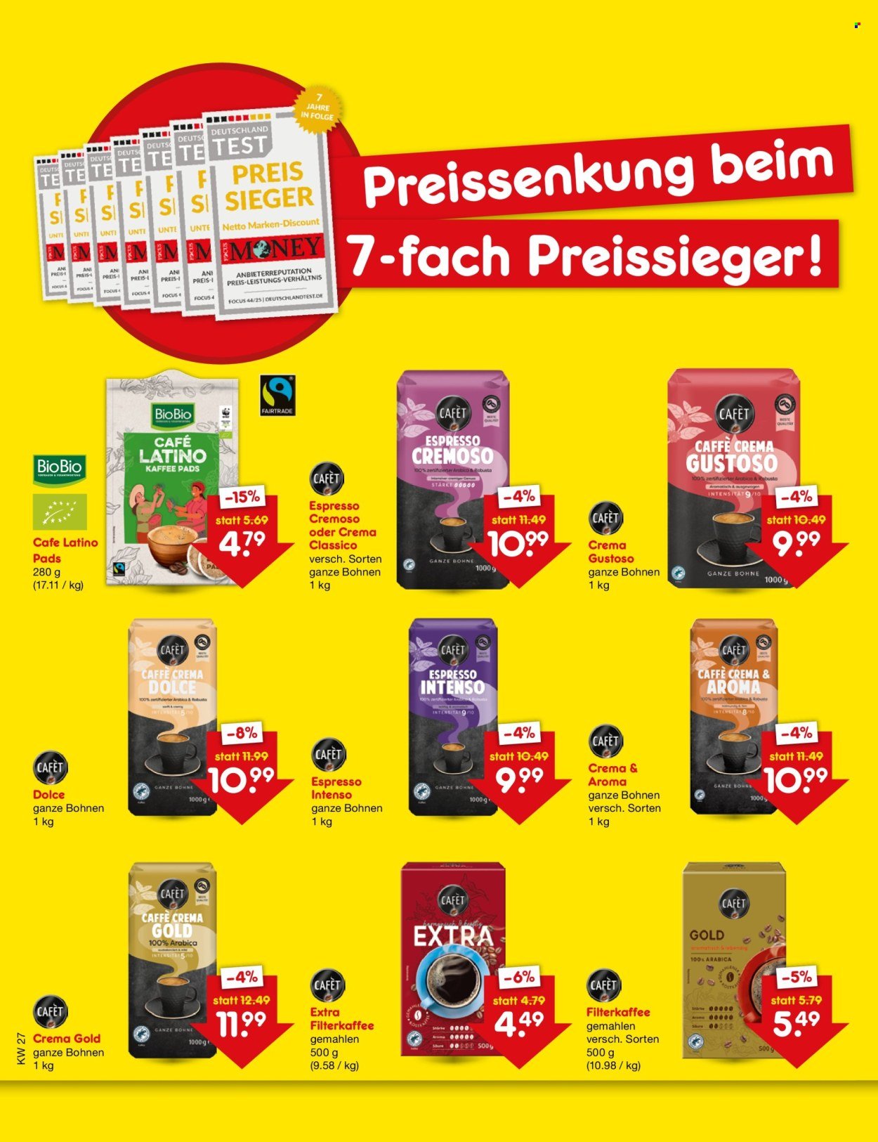NETTO MARKEN-DISCOUNT Angebote - Preissenkung auf Dauer