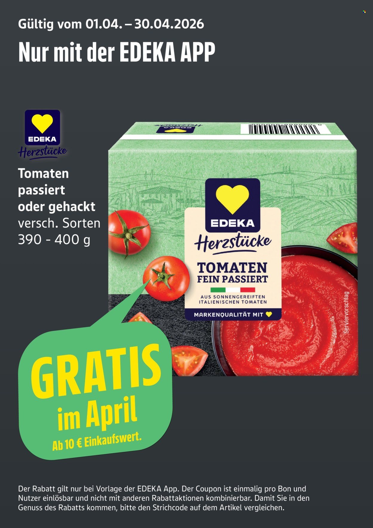 EDEKA Prospekt - Ab Montag 20.04.2026