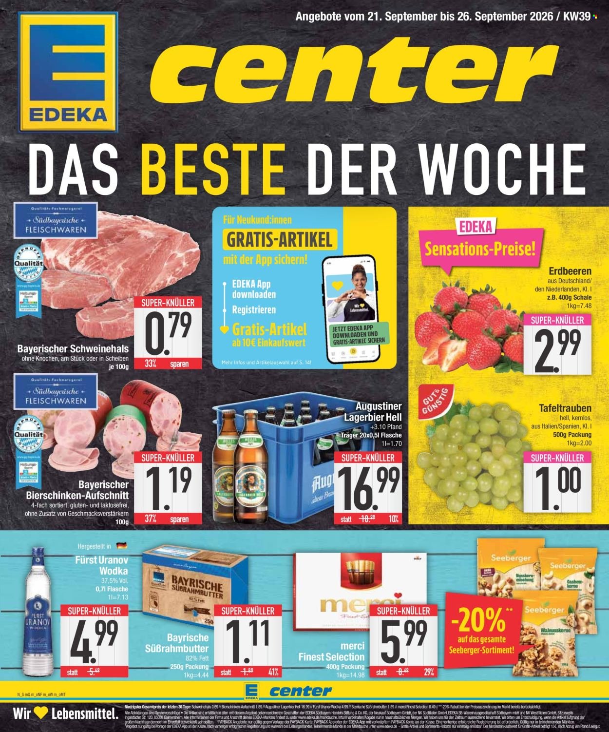 EDEKA Prospekt - Ab Montag 21.09.2026