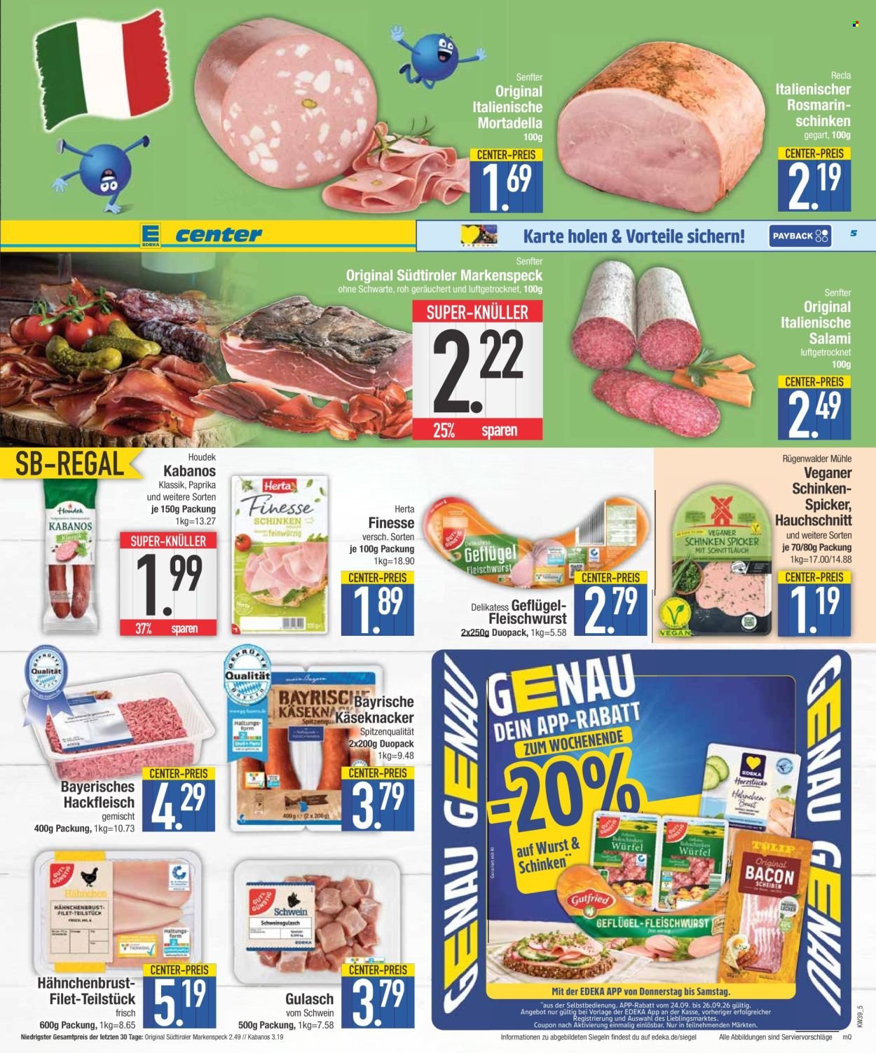 EDEKA Prospekt - Ab Montag 21.09.2026