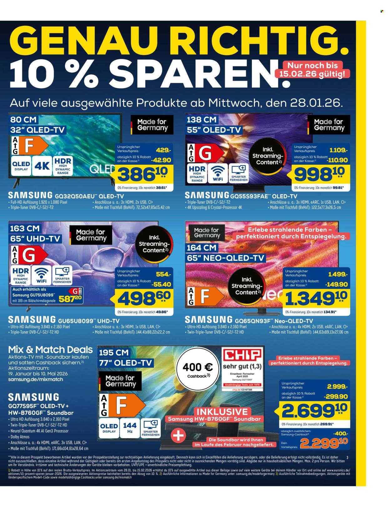 EURONICS Prospekt - Ab Samstag 7.02.2026