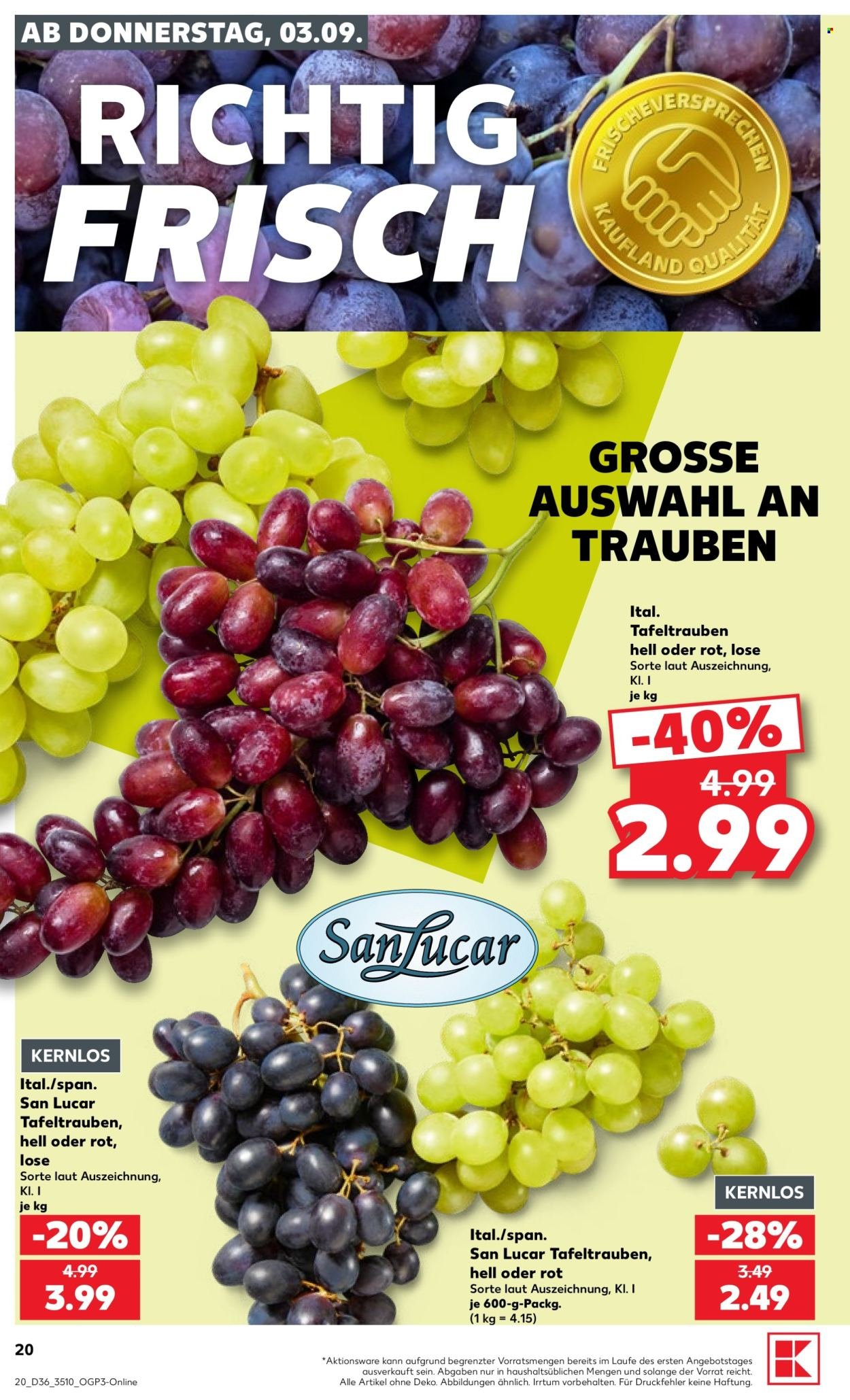 KAUFLAND Prospekt - Ab Donnerstag 3.09.2026