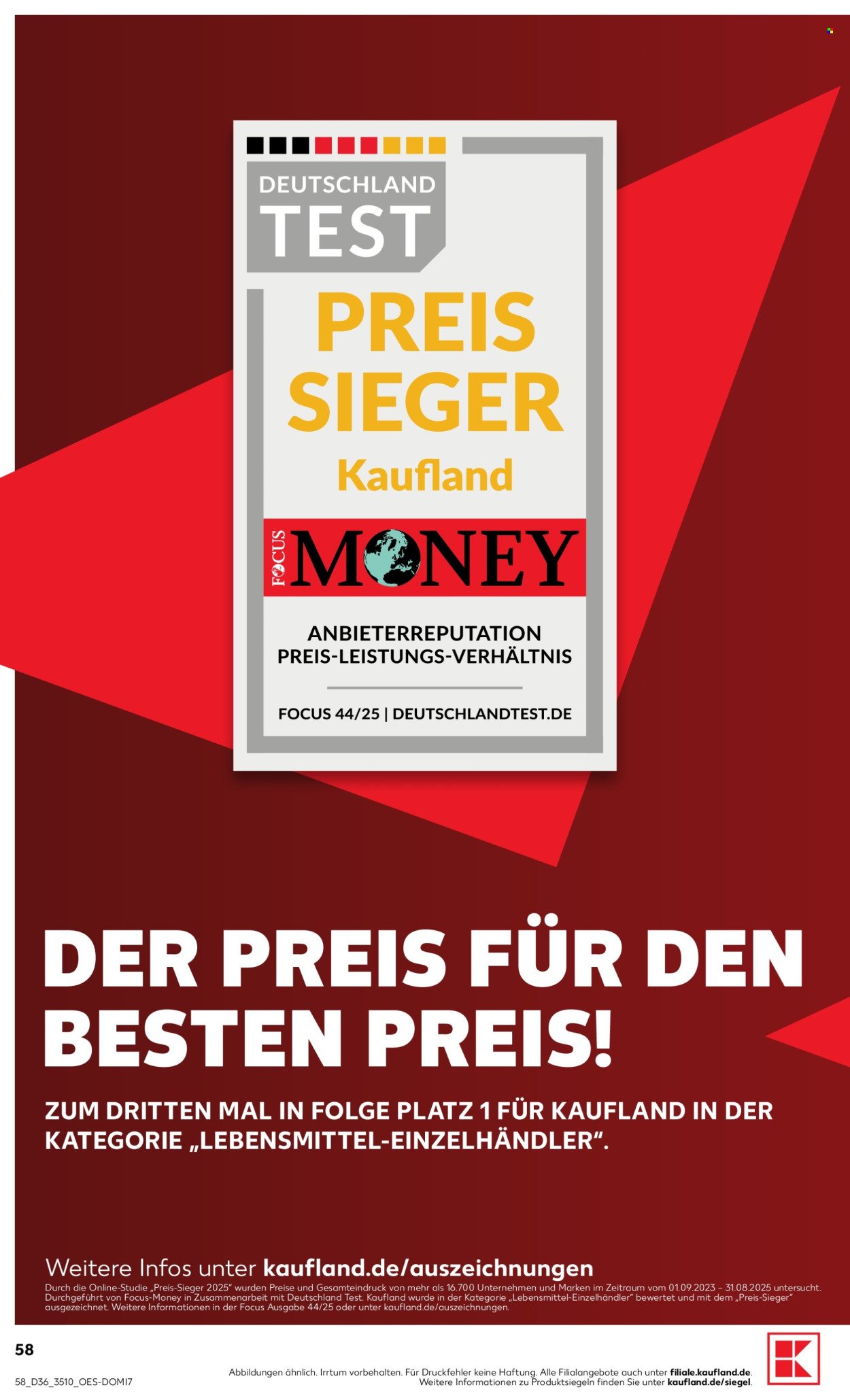 KAUFLAND Prospekt - Ab Donnerstag 3.09.2026