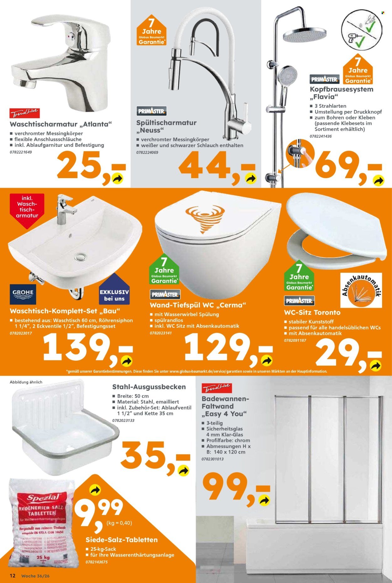 GLOBUS BAUMARKT Prospekt - Ab Montag 31.08.2026
