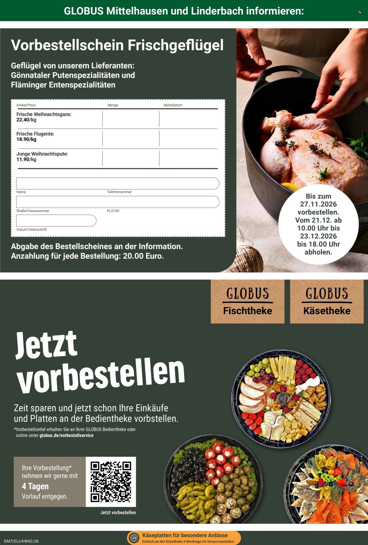GLOBUS Prospekt - Ab Montag 12.10.2026