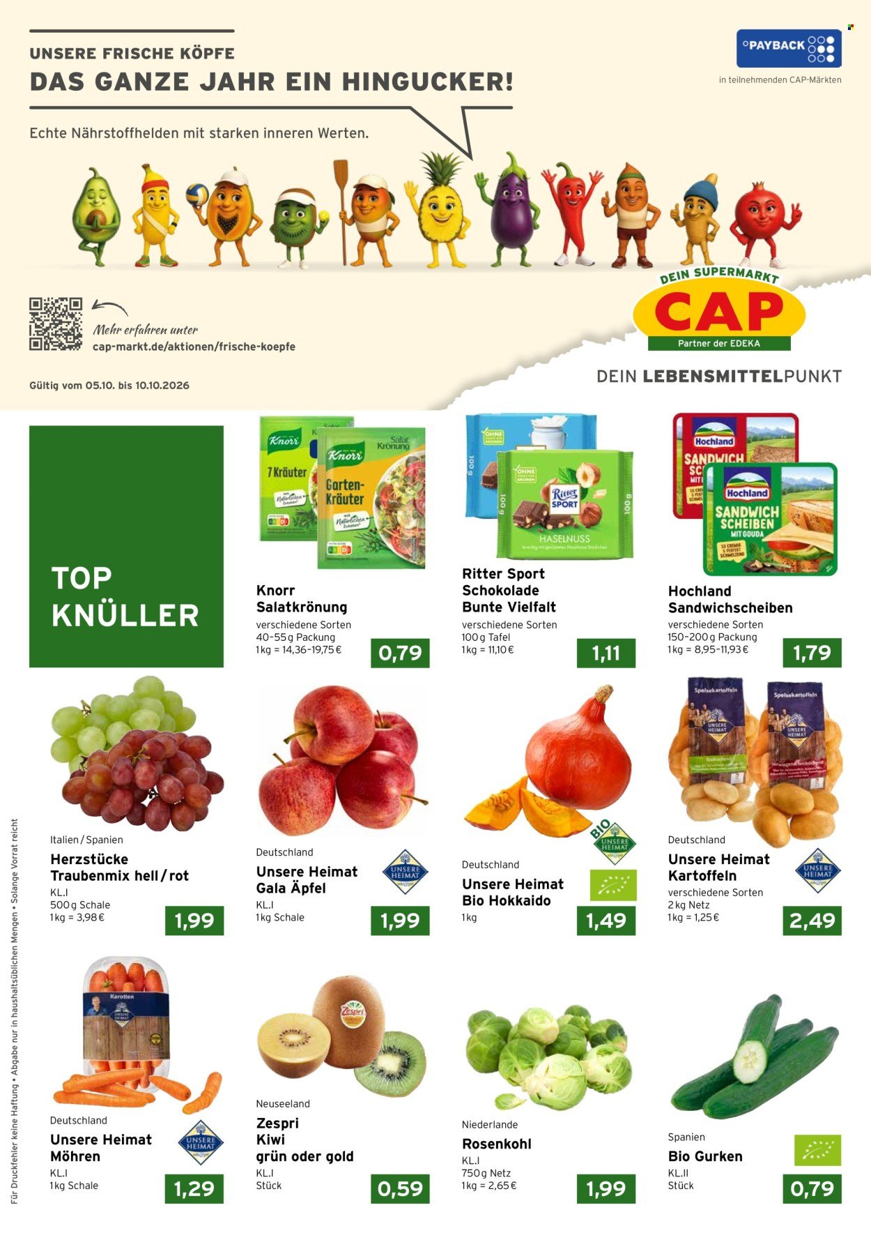 CAP-MARKT Prospekt - Ab Montag 5.10.2026