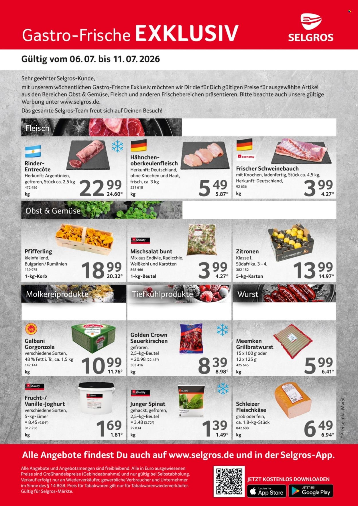 SELGROS Prospekt - Gastro Angebote