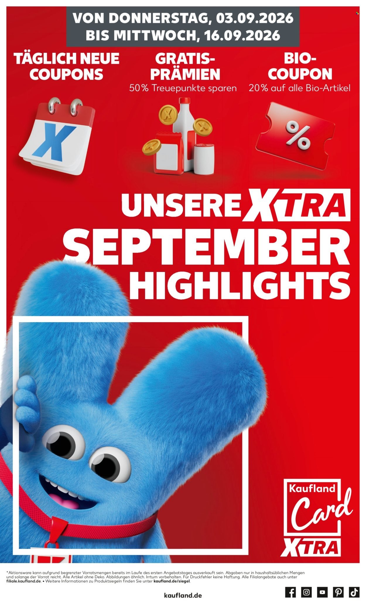 KAUFLAND Prospekt - Ab Donnerstag 3.09.2026