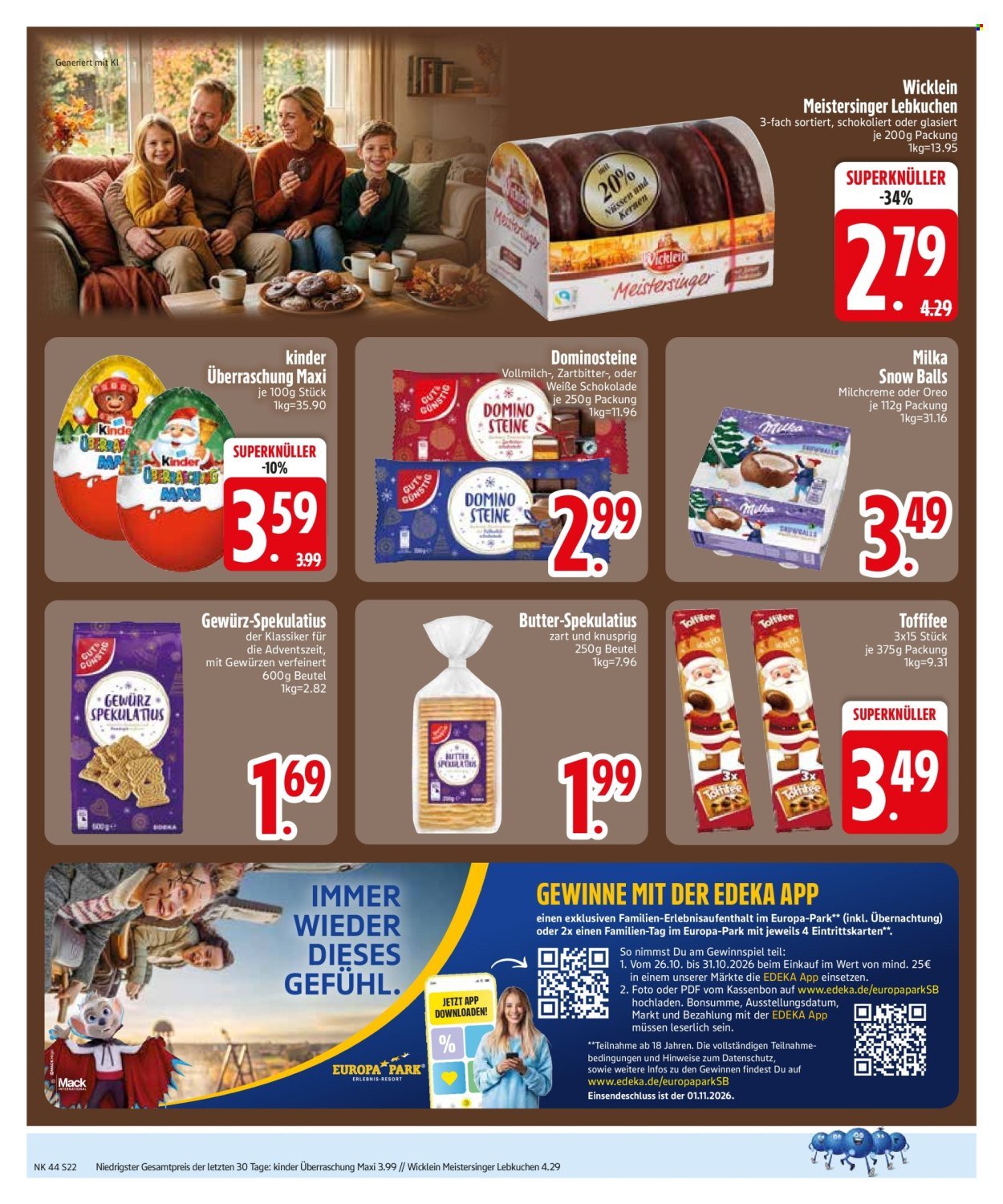 EDEKA Prospekt - Ab Montag 26.10.2026