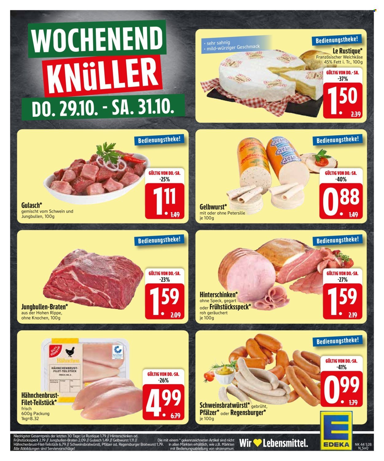 EDEKA Prospekt - Ab Montag 26.10.2026