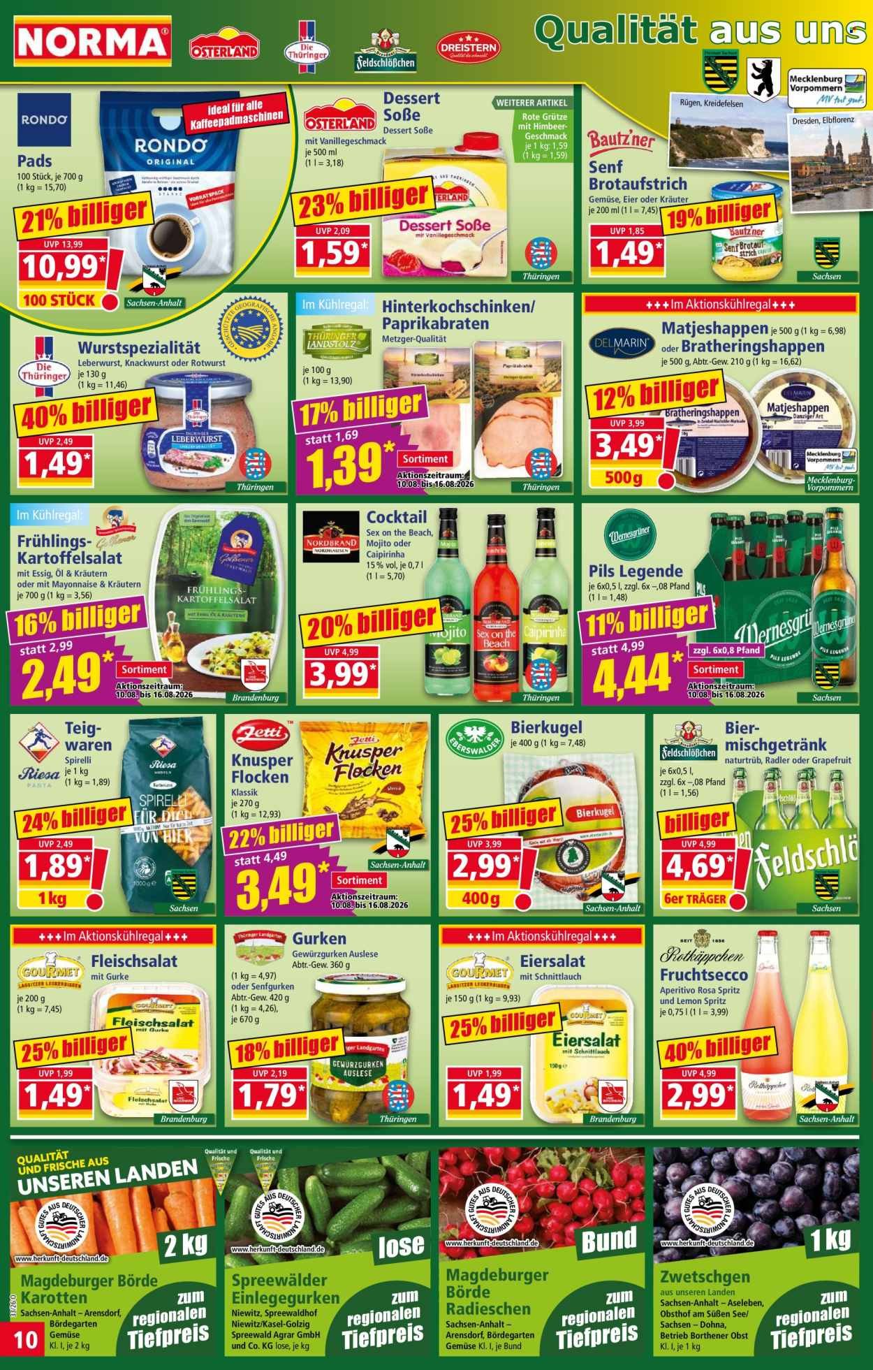 NORMA Prospekt - Ab Montag 10.08.2026
