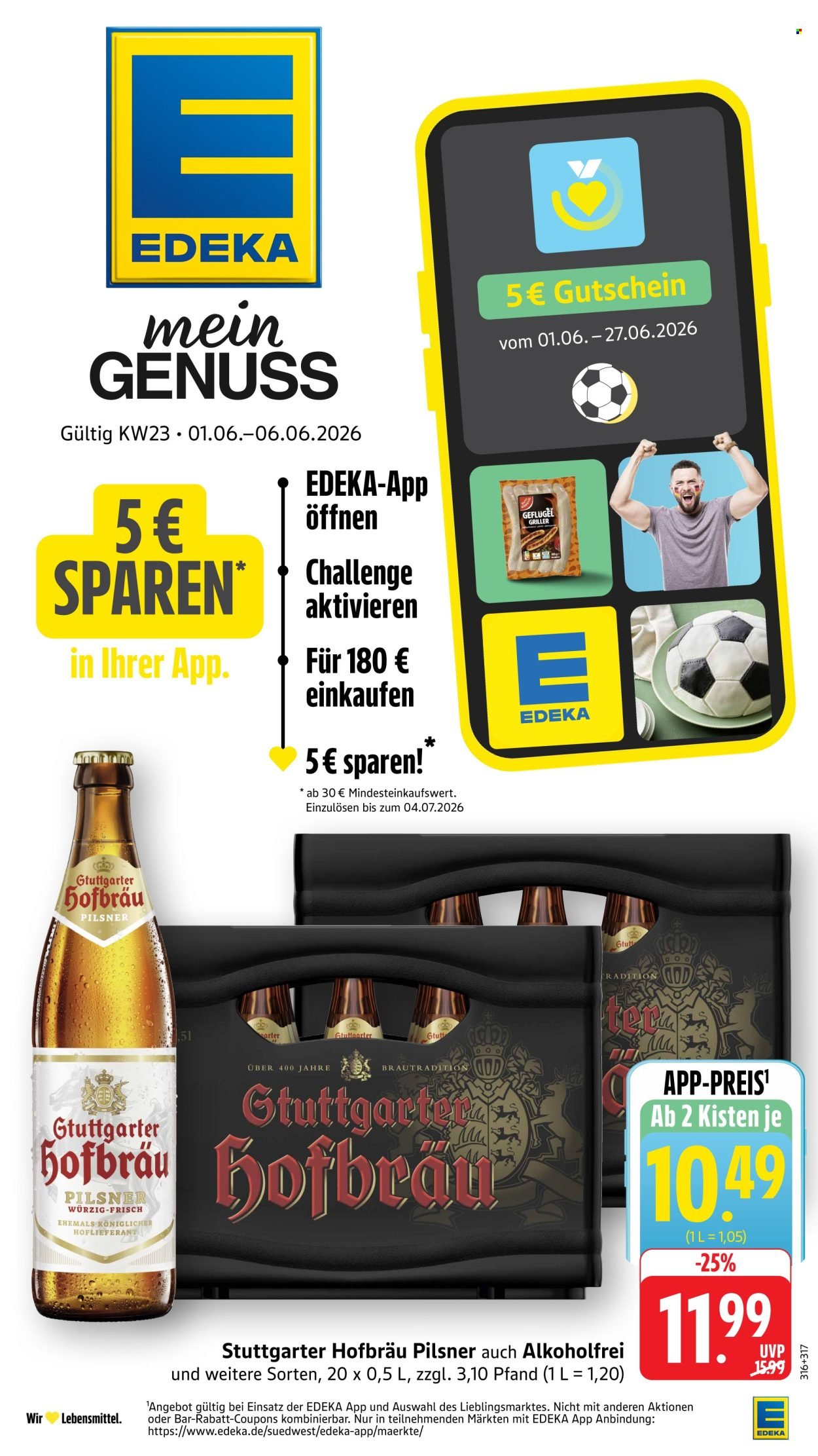 EDEKA Prospekt - Ab Montag 1.06.2026